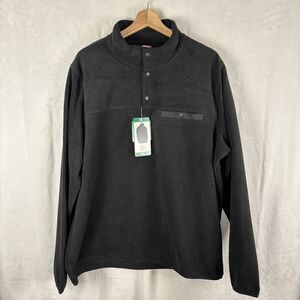 32 Degrees Heat Sweater Men’s Size XL Black Fleece Long Sleeve Pullover NWT